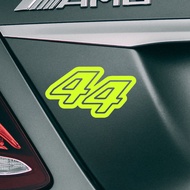F1 Rider Hamilton 44 Number Sticker