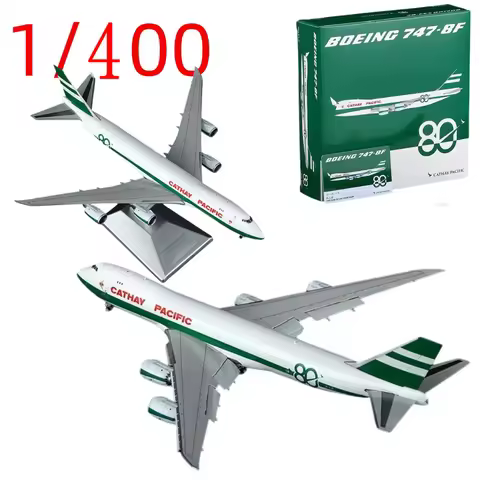 YY Wings Diecast 1/400 Scale Cathay Pacific Airlines B-LJE Model Aircraft Alloy Cathay Pacific 80Th 