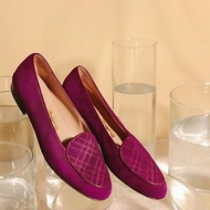 Tsubasa.Y│Salvatore Ferragamo 005 紫紅色平底樂福鞋