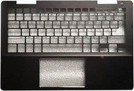 Upper Case for DELL for Inspiron 13 7386 2-in-1 01R6DY 1R6DY Black Laptop Palmrest