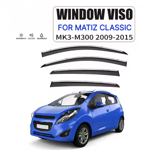 Window Visor For Daewoo Matiz 1998-2015 Weathershield Sun Rain Deflector Guard Car Window Deflector