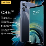Mobiles Realme C35 original legit 6.3inch cellphone lowest price big sale  gaming cheap cellphone Phones legit  5G Android smart phone 1k only 16GB+512GB gaming phone COD