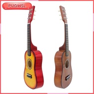 [pugwsl] SiaBiced 23inch Acoustic Guitar with Pick Strings for Eductional Toys
