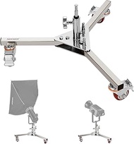 NEEWER Heavy Duty Stainless Steel Light Stand Base with Junior to Baby Adapter for Photography Monol