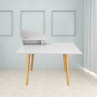 80cm โต๊ะทำงานไม้ สามารถใช้ได้สำหรับครอบครัวและหอพักของนักเรียน ราคาถูกโต๊ะทำงาน สไตล์เรียบง่าย desk