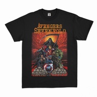 Kaos | Tshirt Band Avenged Sevenfold | Parody | Avengers | Riseparty