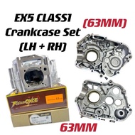 Crankcase EX5 Class-1(RH)(LH)belah Number/Kulit Engine sebelah Number Ex5 Class-1 One Ten/Furious On