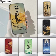 Xiaomi Redmi Note 9 / Note9s / Note 9 Pro case with calligraphy image of peace, peace, parents, luck