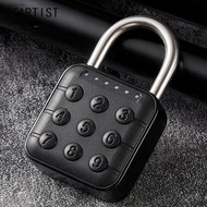 [STARTIST] Push Button Combination Padlock Digital Lock 6 Digit Password Code Outdoor Portable Combi