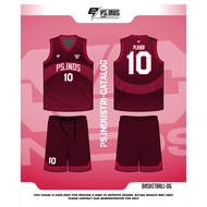 Custom Basketball Suit with Premium Full Print Design M9I6