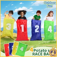 OMG* 4  Foldable Hopscotch Bags for Camping Game and School Field Days