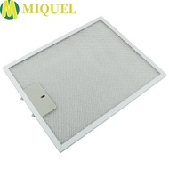 MIQUEL Cooker Hood Mesh Filter, Ventilation Aluminum Mesh Kitchen Extractor Fan Filter, Easy To Install Oil-proof Silver 32*26cm Range Hood Dust Filter Adults