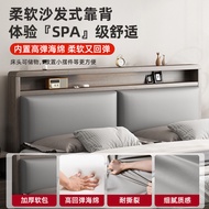 Solid Wood Bed 1.8x2m Double Bed Bedroom Rental Room Household 1.5m Small Apartment B & B 1.2m Singl