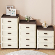 Storage Cabinet Plastic Drawer Bedside Drawer Organizer Thickened Drawer Cabinet Bucket Cabinet Stor