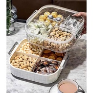 Candy 4 Compartment Jam Tray with Bow Handle Made of Luxurious Clear Acylic Material SS