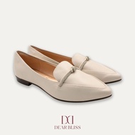 DEAR BLISS Viviana Napa Off-White Loafers