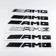 3D ABS Black AMG Logo Letters Rear Sign For Mercedes Benz W204 W205 W176 W177 W212 W213 Sticker Acce