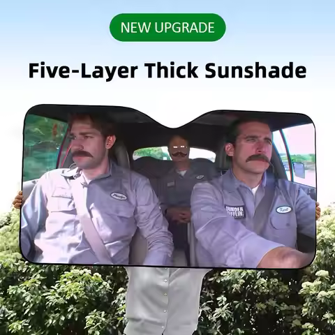 The O-OfficeES TV Sun Visor Five-Layer Aluminum Foil Windshield Sunshades UV Protector & Heat Shield