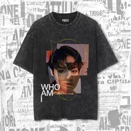 Fiego "WHO AM I 2" | Premium Oversize T-Shirt | Stone Wash | Vintage t-shirts | Washed tee | Washed 