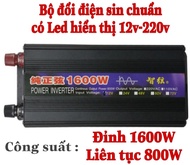 Bộ đổi điện sin chuẩn 1600W 12V sang 220V - ZX 12V-1600W