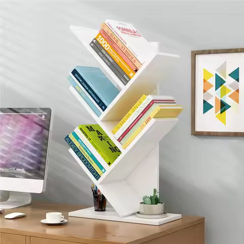 Book Shelf Display Stand Stable Bookcase Shelf Storage Cabinet Large Bookcase Removable Book Shelf K