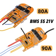 BMS 5S 21V 80A 90A Li-ion Battery Charger Protection Board for Power Tools - Charging Protection BMS