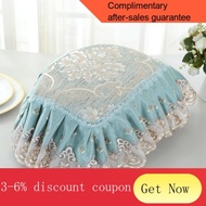 YQ43 Rice Cooker Cover Cloth Oval Dust Cover European Pastoral Lace Multi-Purpose Cover Towel Rice Cooker Multi-Purpose