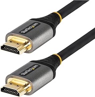 StarTech.com 6ft (2m) HDMI 2.1 Cable 8K - Certified Ultra High Speed HDMI Cable 48Gbps - 8K 60Hz/4K 120Hz HDR10+ eARC - Ultra HD 8K HDMI Cable - Monitor/TV/Display - Flexible TPE Jacket (HDMM21V2M)