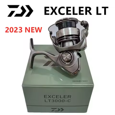 Original 2023 New DAIWA EXCELER LT Spinning Fishing Reel 1000 2000 2500 3000 4000 5000 6000