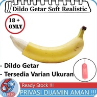 TERSALE SALE!! Termurah Dildo Bergetar Soft Realistic | Batang + Testis SexToys Masturbasi Best Qual
