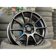 New 16x7J Advanti Storm S1 Flow Formed Rim (set of 4) Black 5x100 for Vios City Yaris Almera Alza