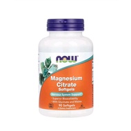 แมกนีเซียม Magnesium Citrate 90 Softgels (Now Foods)