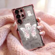1pc Creative Cute Butterfly & Cat Shaped Camera Lens Protector, Luxury Fashion Shockproof Airbag Pho