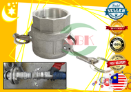 WATER PUMP EASY CONNECTOR ALUMINIUM CAM GLOOVE D200 (2")