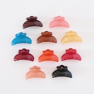 Cloud Half Circle Bang Clip (Clear) - Plain Bangs Clip, Korean Fashion Clip, Imported
