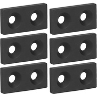10Pcs Double Holes End Cover Plate for 2040 Aluminum Extrusion - Durable Aluminum Alloy Accessories 