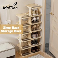 6Layers Shoe Rack Space Saver for Small Space Multi Layer Shoerack Storage Organizer Plastic