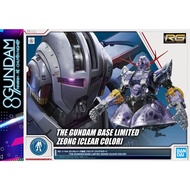 The Gundam Base Limited RG Zeong Clear Color Assembly Model