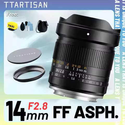 New TTArtisan 14mm F2.8 Full Frame Ultra Wide Angle Manual Fisheye Lens for Sony E FE Nikon Z Canon 