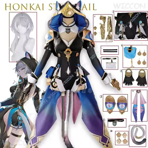 Honkai Star Rail Cipher Ophiuchus Twelve Titan Official Cosplay Costume Game Character Anime Convent