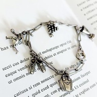 vintage jewelry 趣味保齡球意象手鍊