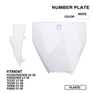 JFG MOTO bodyset Number Plate For Husqvarna FC250 FC350 FC450 FC 250 350 450 TC125 TC250 FX350 TX300