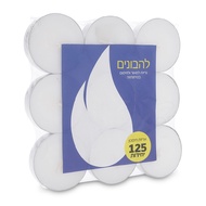 [Price for 1 Candle] White tealight candle, diameter 6cm, height 1.5cm, burns 8-9 hours, used for de