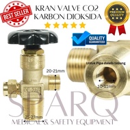 KRAN TABUNG CO2 - VALVE CARBON DIOXIDE - TOKOASMA
