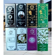 Al Rawda Al hajar al aswad silver musk Full White musk alkaba alharam perfume roll 6ML