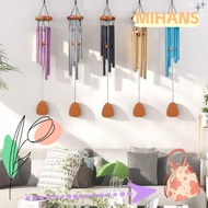 MIH Metal Tubes Windchime, Aluminum Zen Atmosphere Aluminum Wind Chimes,  Pendant Large 6 Rods Wind 