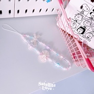 GANTUNGAN HP [Satellite Love] Lullaby Phone Strap Pastel | Phone Strap Phone Charm Bag Hanger