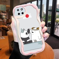 Duang Realme C1 C2 C3 C12 C25 C25S C15 C20 C20A C21 C21Y C25Y C30 C30S C11 2020 2021 Phone Case Pattern We Bare Bears Soft Protective Cover