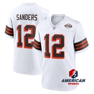 Men's NFL Cleveland Browns Shedeur Sanders 2025 Draft White Limited American Football  Jersey