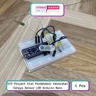 CAHAYA SM KIT Project Light Brightness Detector LDR Sensor Arduino Nano ESP32 IoT Project Assignment